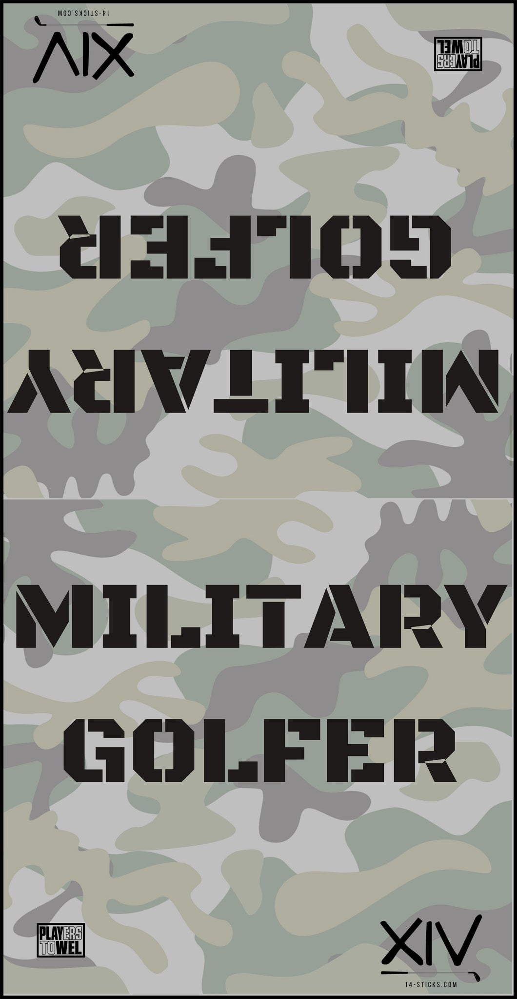 Military Golfer Towel